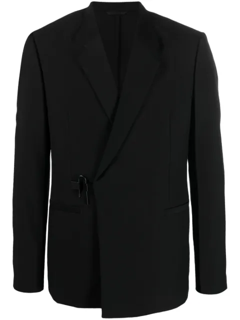 Givenchy logo-buckle notched-lapels blazer 