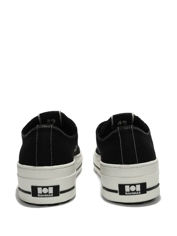 Nahmias Five-O Canvas Sneakers | Black | FARFETCH
