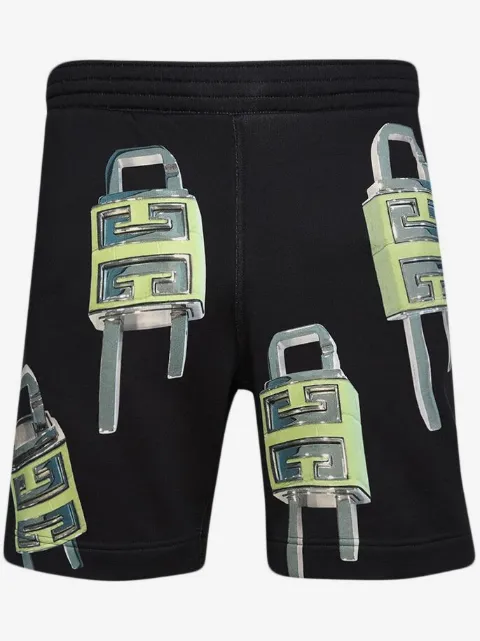 Givenchy 4G Padlock-print bermuda shorts