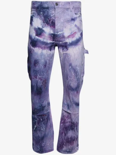 AMIRI Cracked tie-dye carpenter jeans