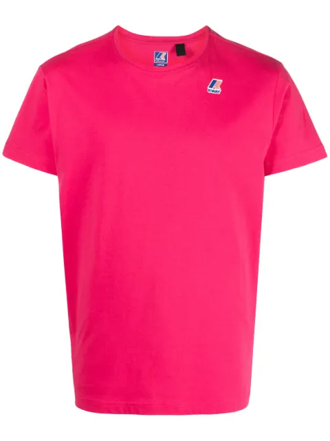 K-Way logo-patch short-sleeve T-shirt