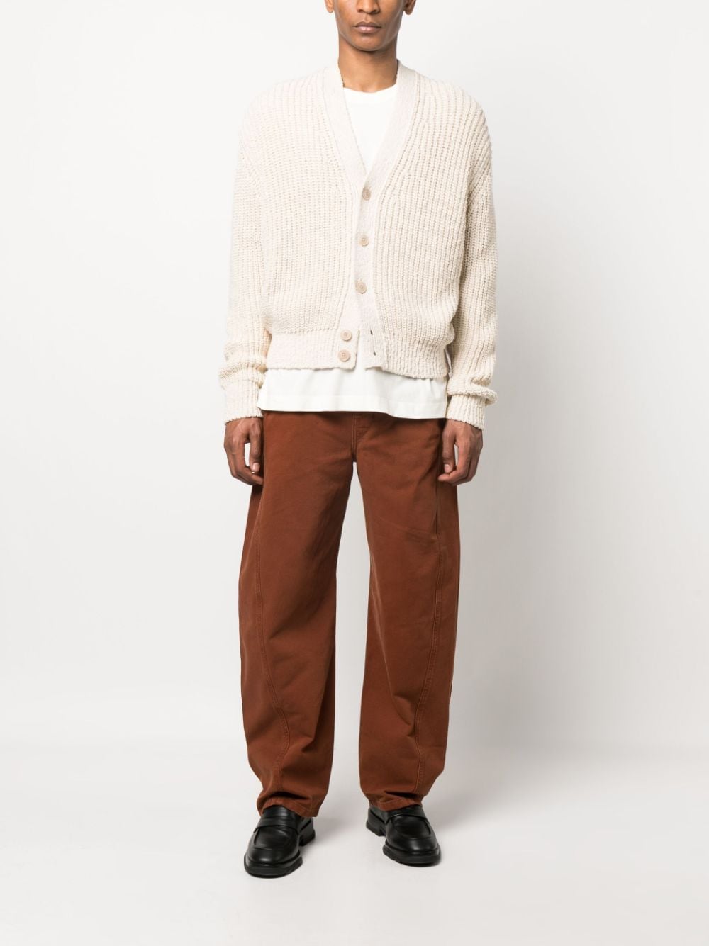 Lemaire Chunky ribbed-knit Cotton Cardigan - Farfetch