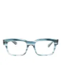 Oliver Peoples Hollins rectangle-frame glasses - Blue