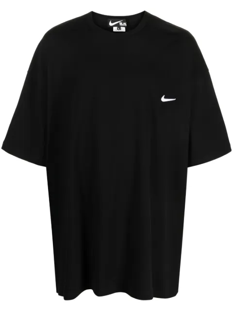 Black Comme Des Garçons x Nike Swoosh-logo T-shirt