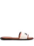 ISABEL MARANT Vikee logo-embroidered sandals - Neutrals