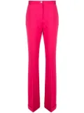 PINKO pressed-crease high-waist trousers
