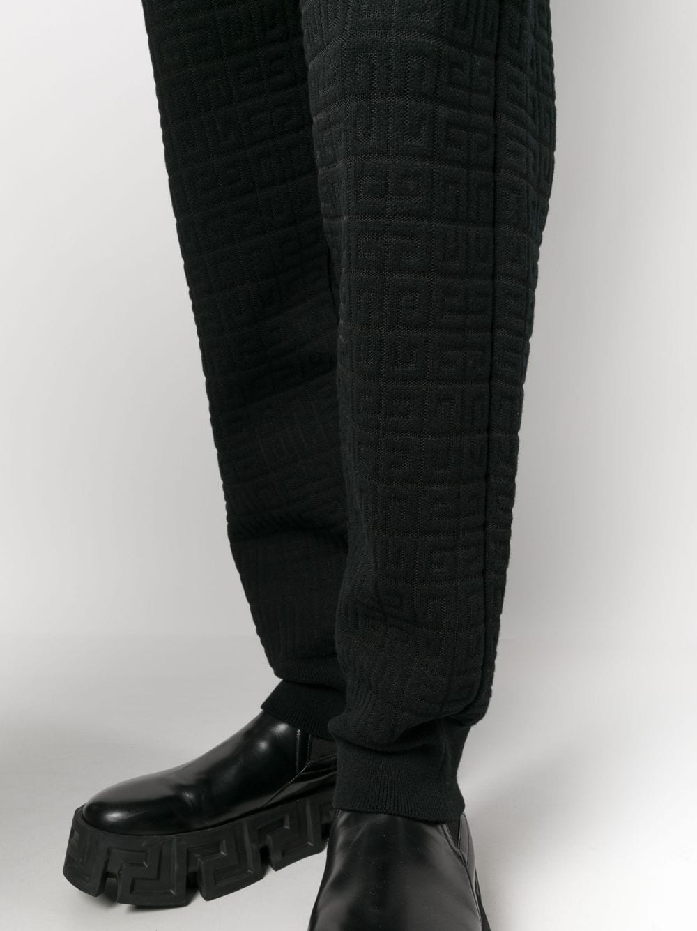 Shop Givenchy 4g-jacquard Track Pants In Black