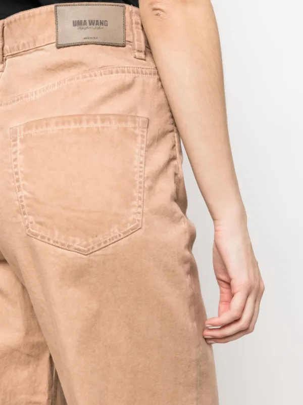 Uma Wang アシッドウォッシュ ワイドジーンズ - Farfetch