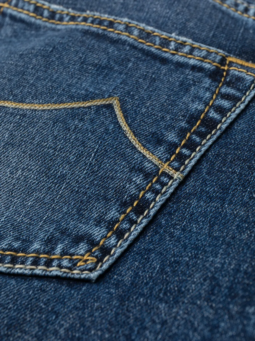 Distressed-Effect Straight-Leg Jeans