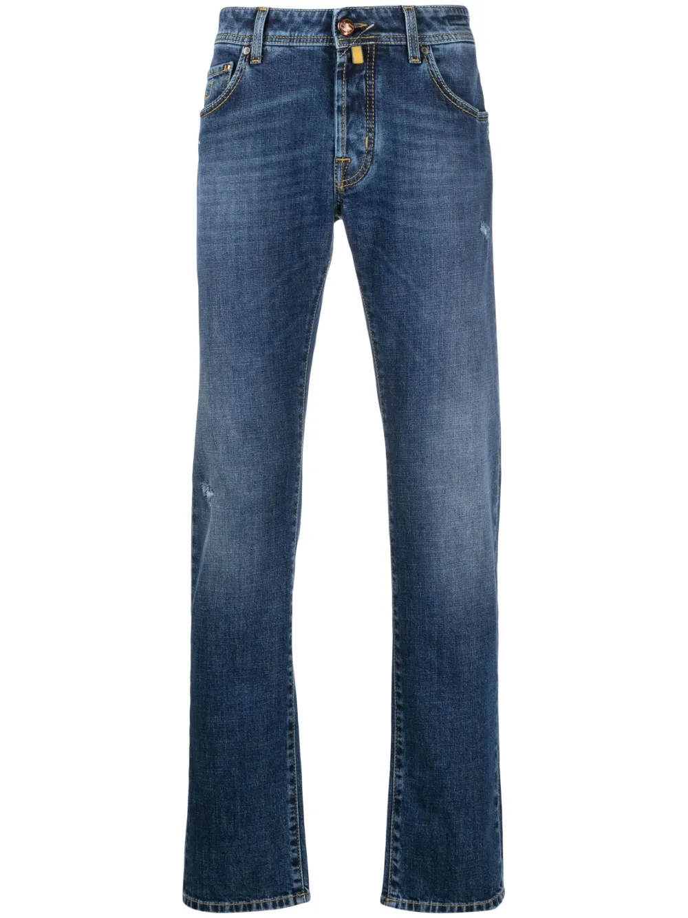 Jacob Cohën distressed-effect straight-leg jeans