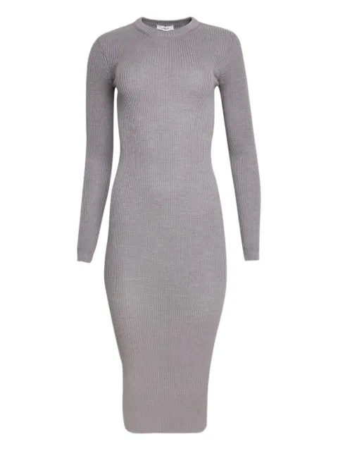 WARDROBE.NYC ribbed long-sleeve midi dress
