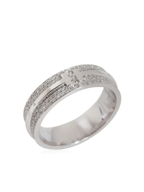 Tiffany pave hot sale diamond ring