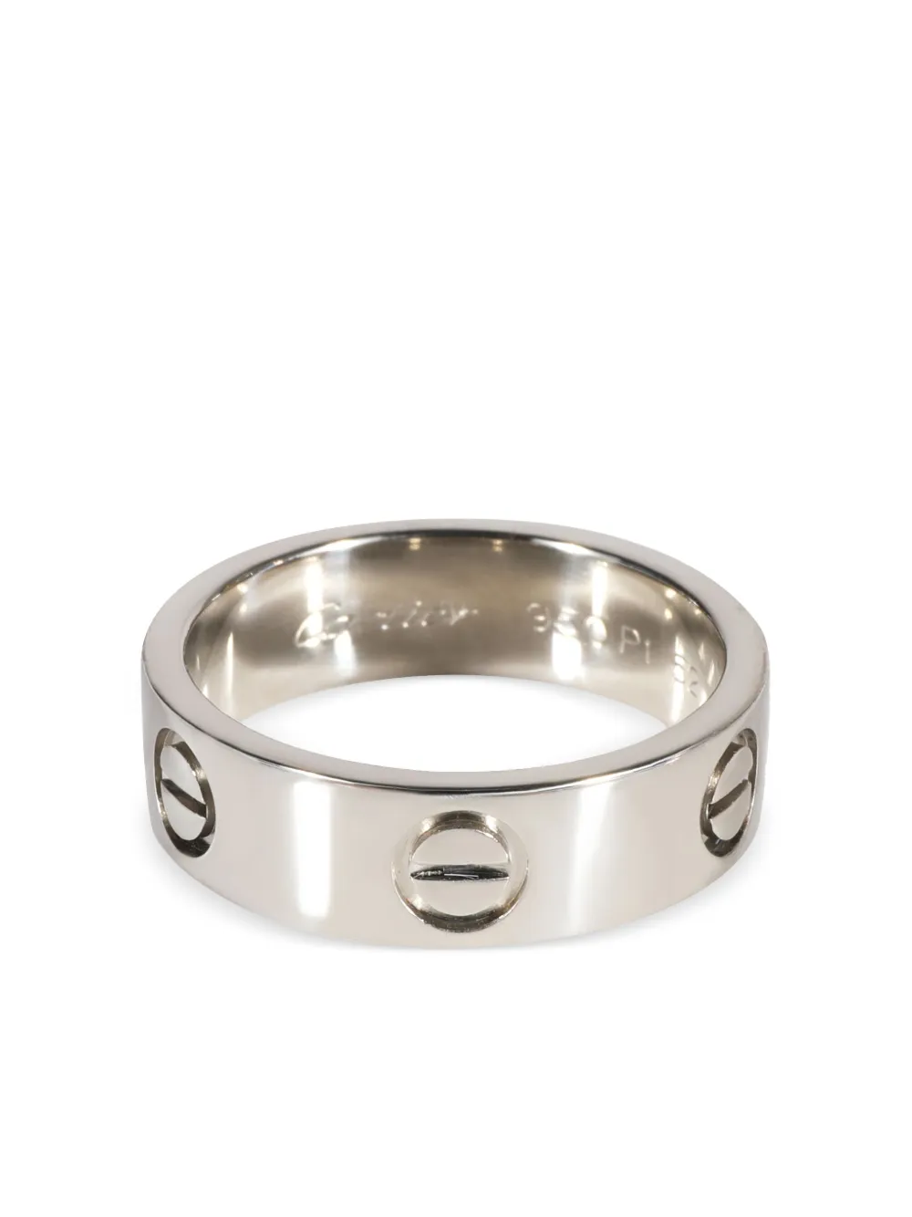 Cartier love hot sale ring silver