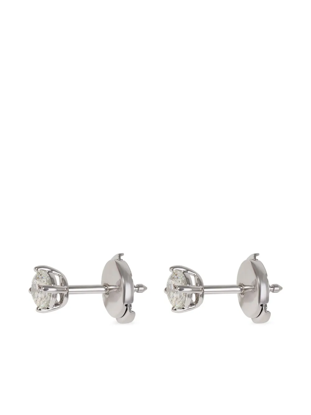 Tiffany & Co. PreOwned Platinum Diamond Stud Earrings Farfetch