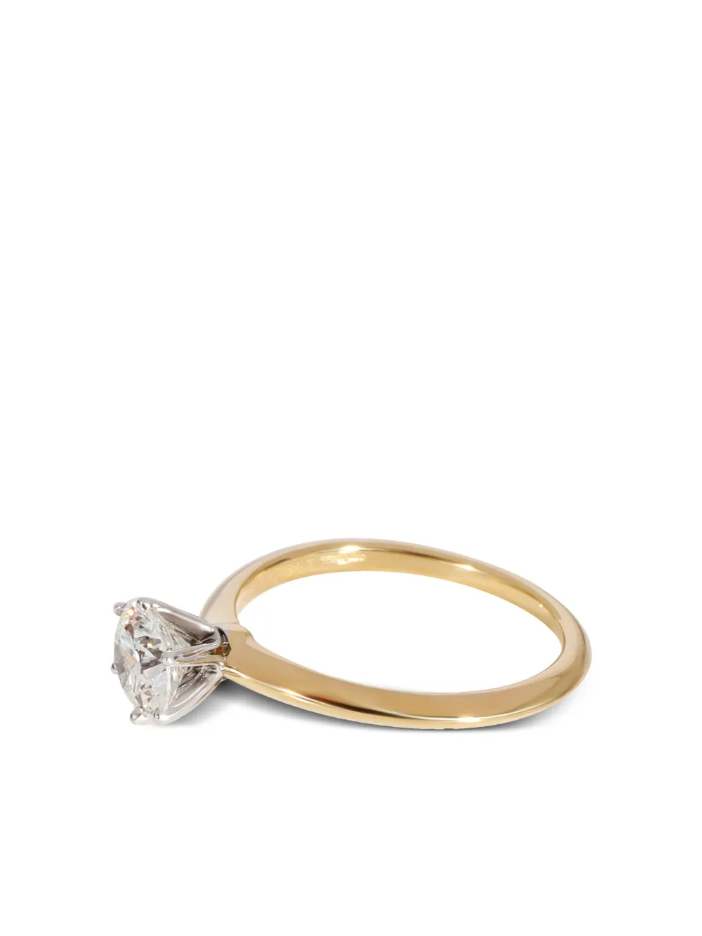 Tiffany & Co. PreOwned 18kt Yellow Gold Solitaire Diamond Engagement