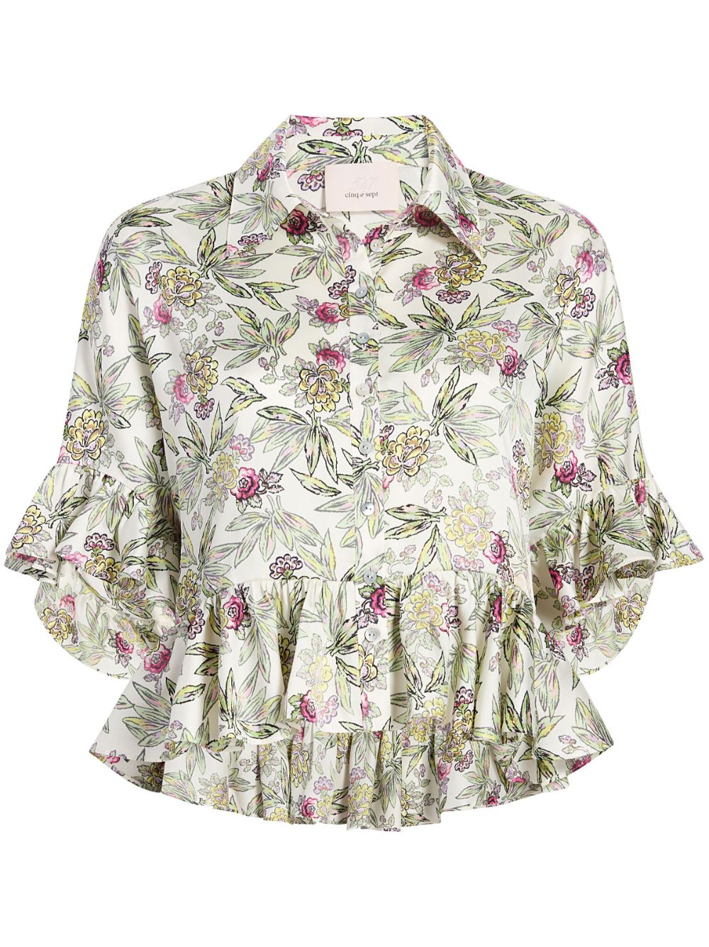 Cinq A Sept Gillian floral-print Shirt - Farfetch