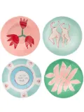 LAETITIA ROUGET To The Moon And Back dinner plates (set of 4) - Multicolour