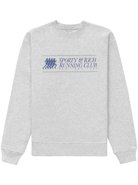 Sporty & Rich 94 Running Club logo-print sweatshirt