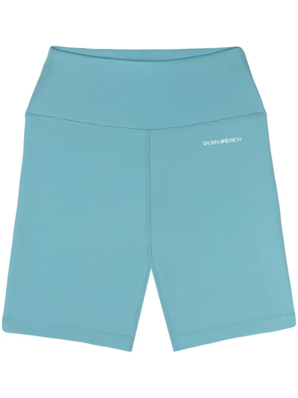 Sporty & Rich バイカーショーツ | ブルー | FARFETCH JP