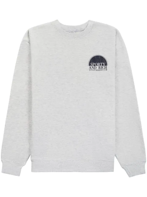 Sporty & Rich Racquet Club logo-print sweatshirt