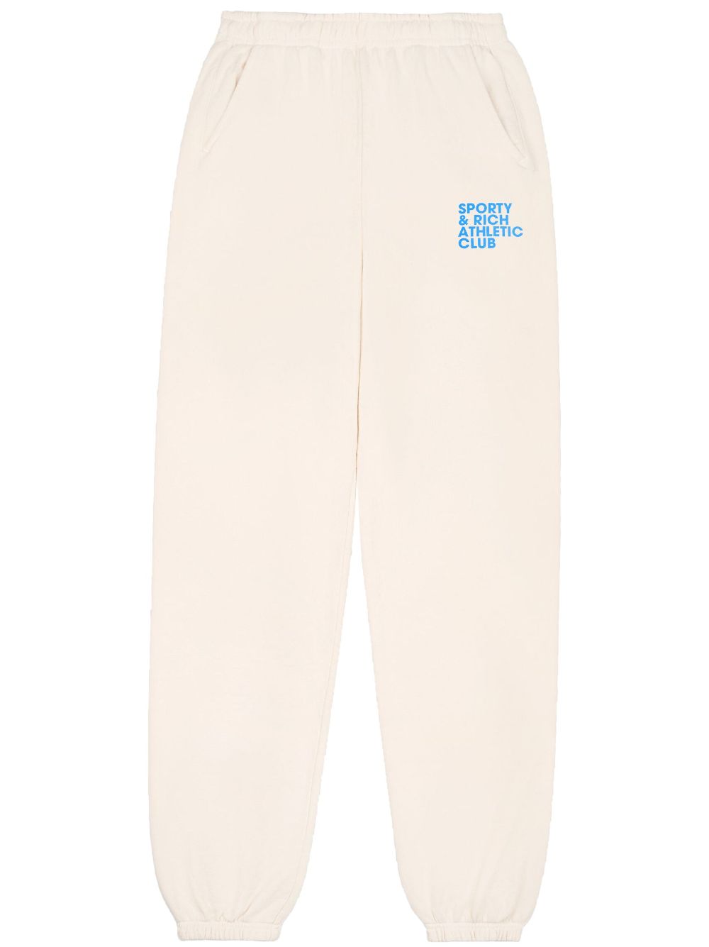 slogan-print cotton track pants