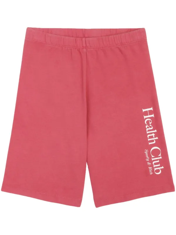 Sporty Rich Health Club knee length Shorts Farfetch