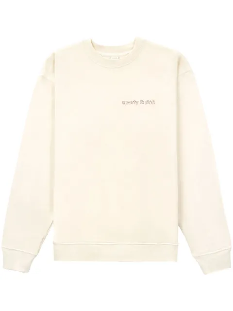 Sporty & Rich Avant Garde logo-print sweatshirt 