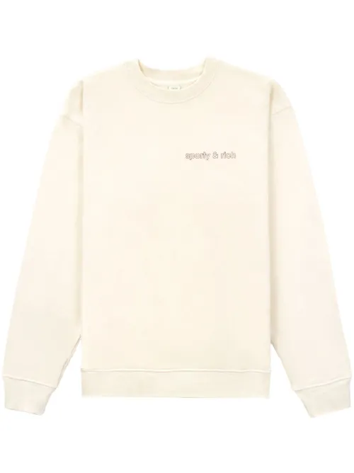 Sweat Avant Garde à logo imprimé - Sporty & Rich - Modalova