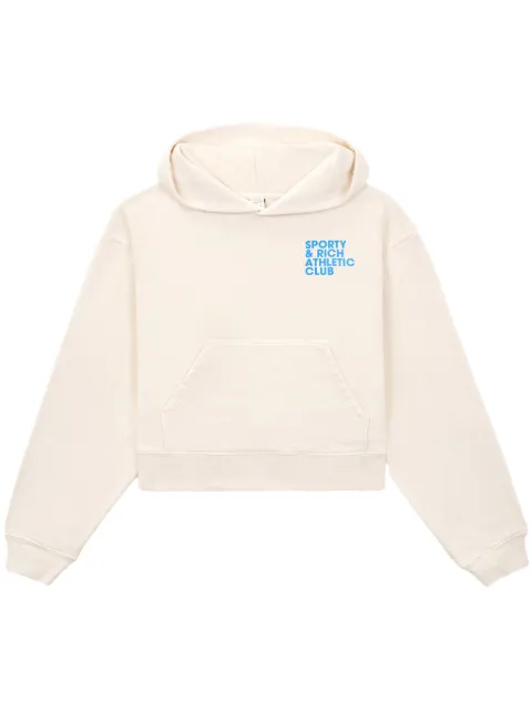 Sporty & Rich Exercise Often cropped hoodie