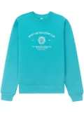 Sporty & Rich slogan-print crew-neck sweatshirt - Blue