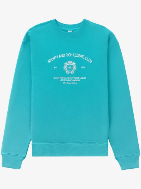 Sporty & Rich sudadera con eslogan estampado