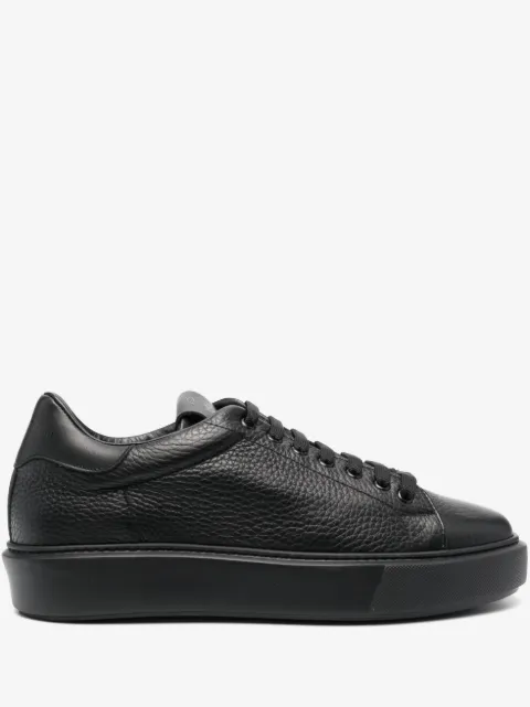 Giuliano Galiano pebbled leather low-top sneakers