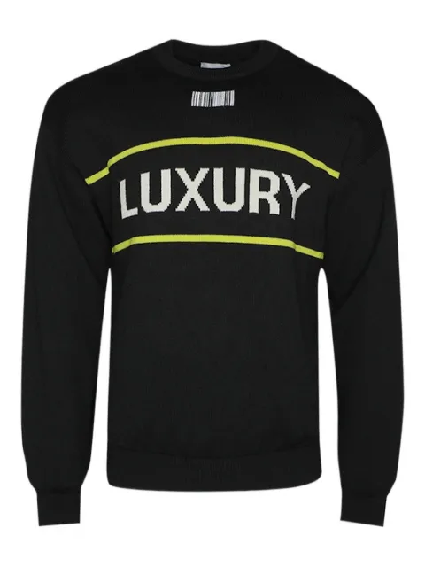 VTMNTS barcode-detail Luxury sweater