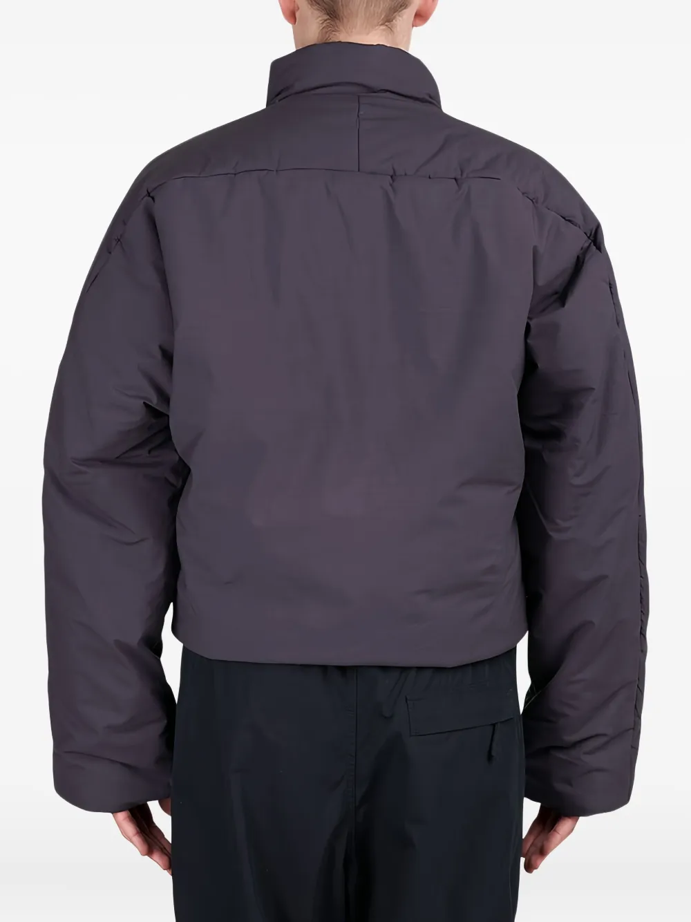 032c Trapeze Padded Jacket In Animal Print