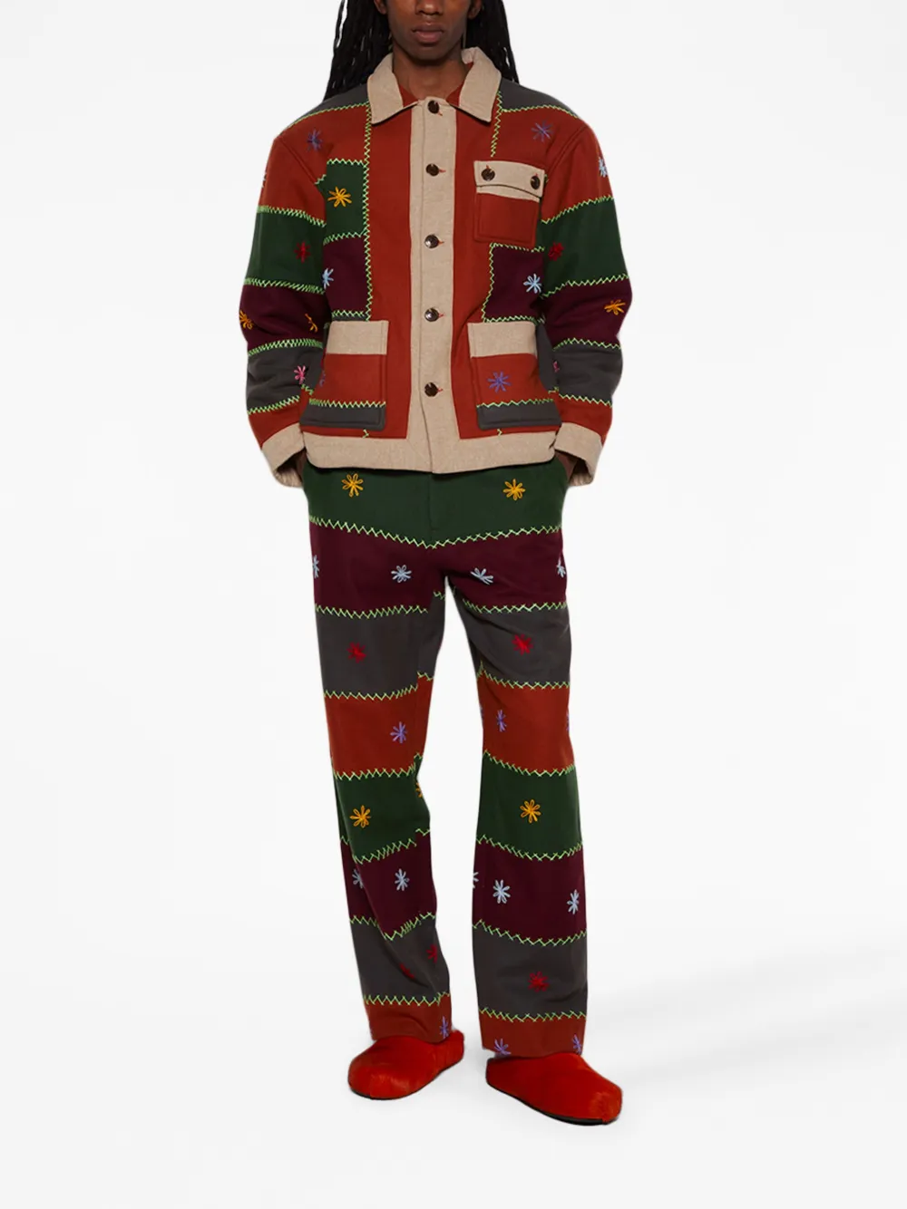 BODE byxor med broderad logotyp | Raka byxor | Image 2