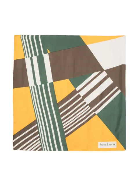 Lanvin Pre-Owned 1960s abstract-print silk scarf