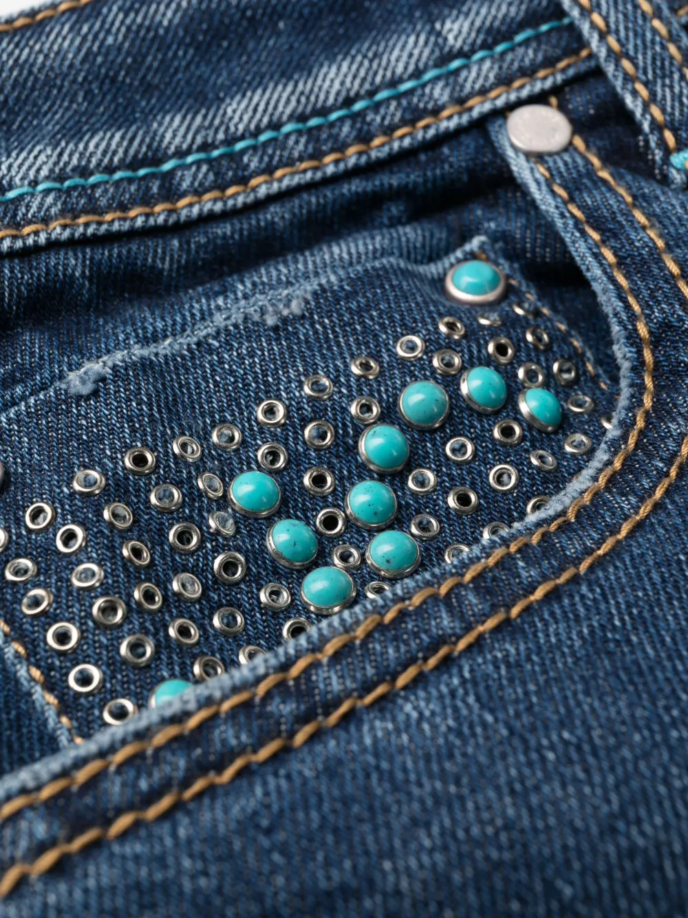 Jacob Cohën Slim-Fit-Jeans mit Logo-Stickerei | Image 7