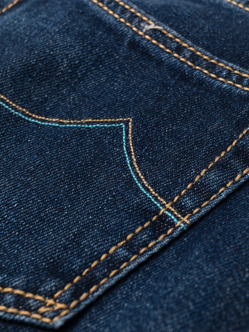 Embroidered-Logo Slim Jeans