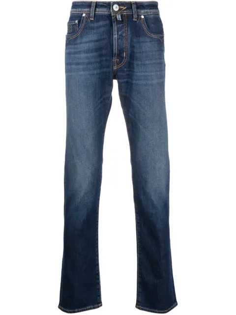 Jacob Cohën embroidered-logo slim jeans