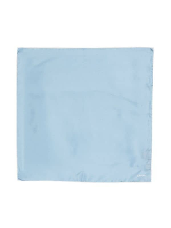 TOM FORD contrasting-border Silk Pocket Square - Farfetch