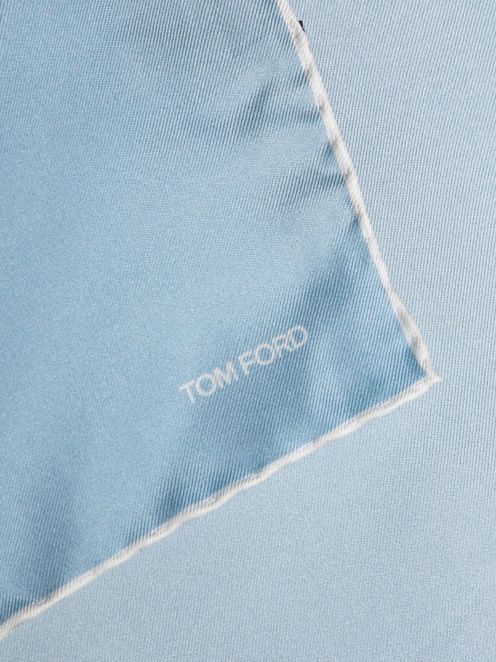 TOM FORD Zijden pochet - Blauw