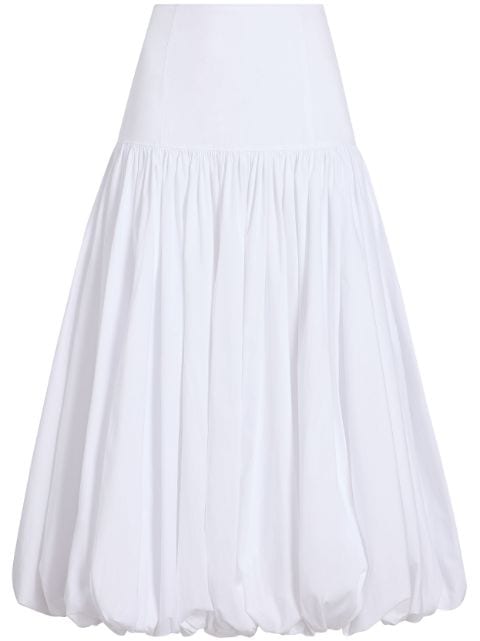 Cinq A Sept pleated-gown skirt
