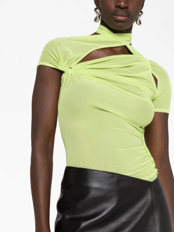 green mesh top