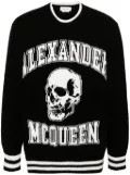 Alexander McQueen intarsia-logo sweater - Black