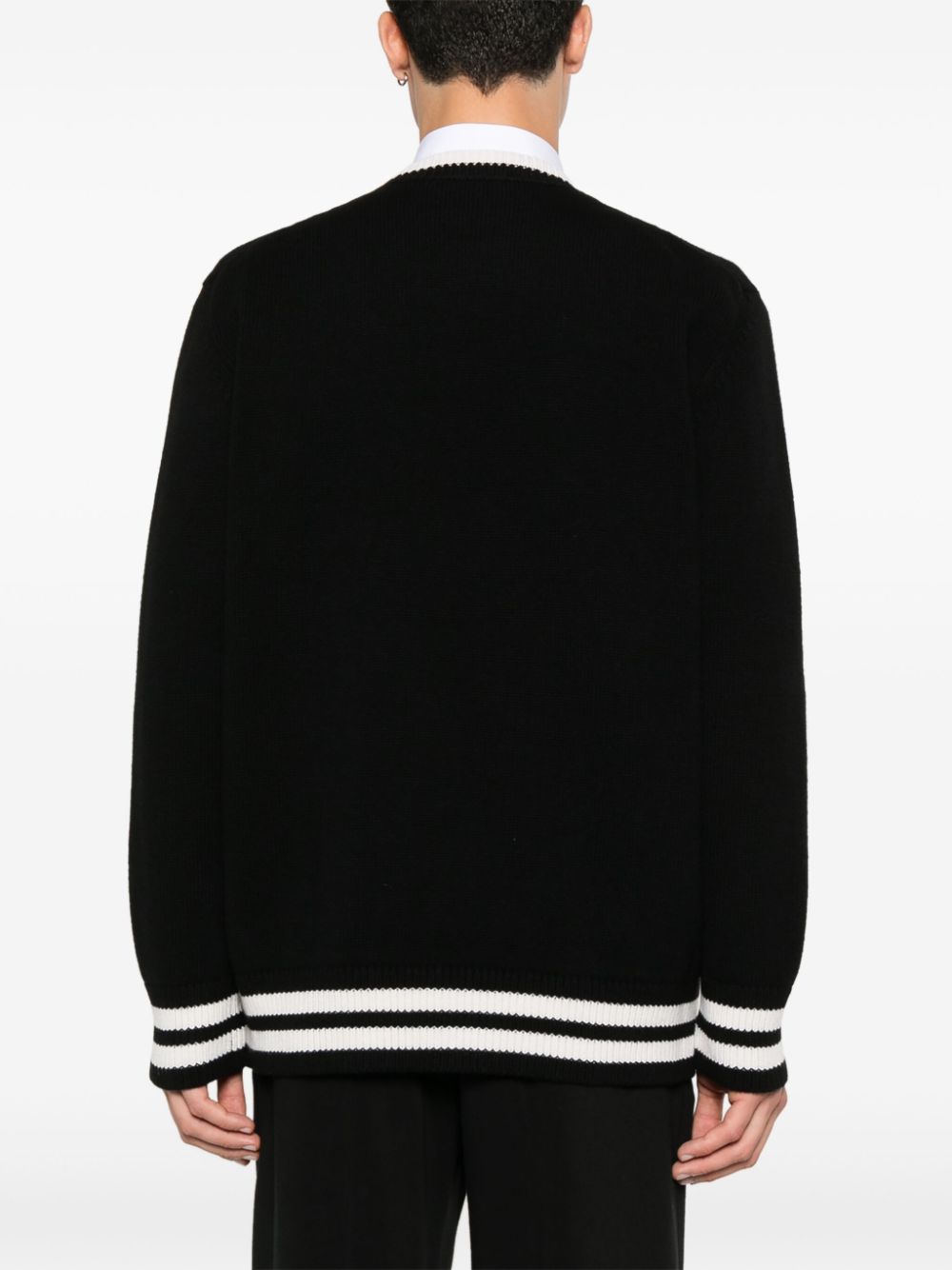 Alexander McQueen intarsia-logo sweater Men