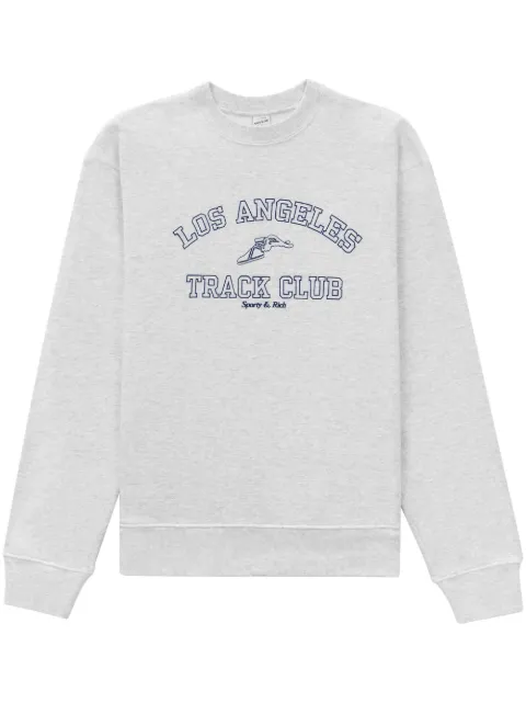 Sporty & Rich Track Club crew-neck sweatshirt
