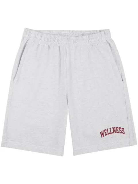 Sporty & Rich Wellness Ivy logo-print shorts