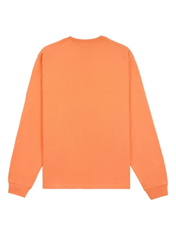 Sporty Rich Wellness Studio logo-print Sweatshirt Orange
