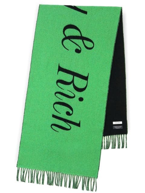 Sporty & Rich Dewi logo-print scarf 