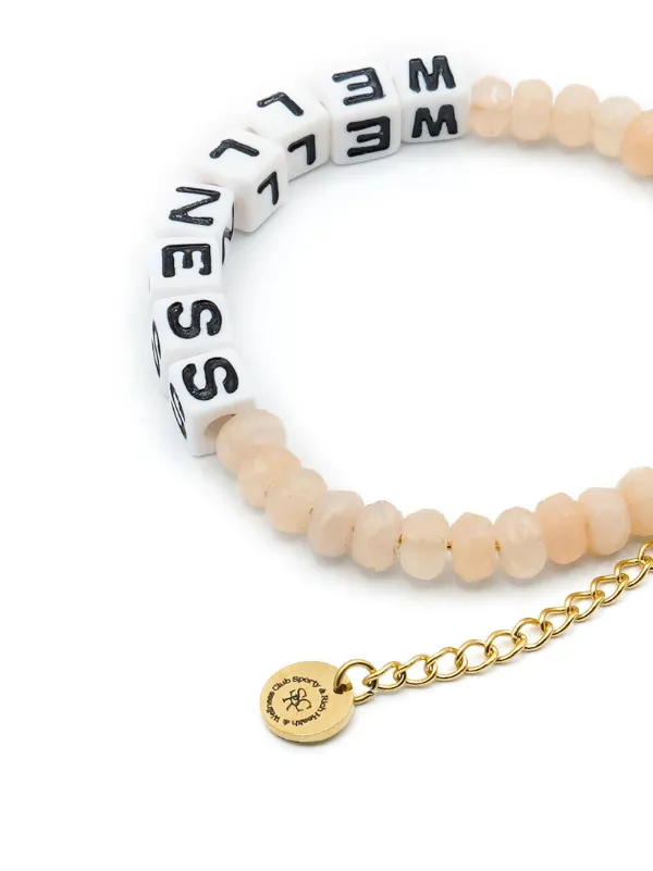 ★送料・関税込★SPORTY&RICH★WELLNESS STONE BEADS BRACELET★ Sporty & Rich Wellness bead-detail Bracelet | Pink | FARFETCH